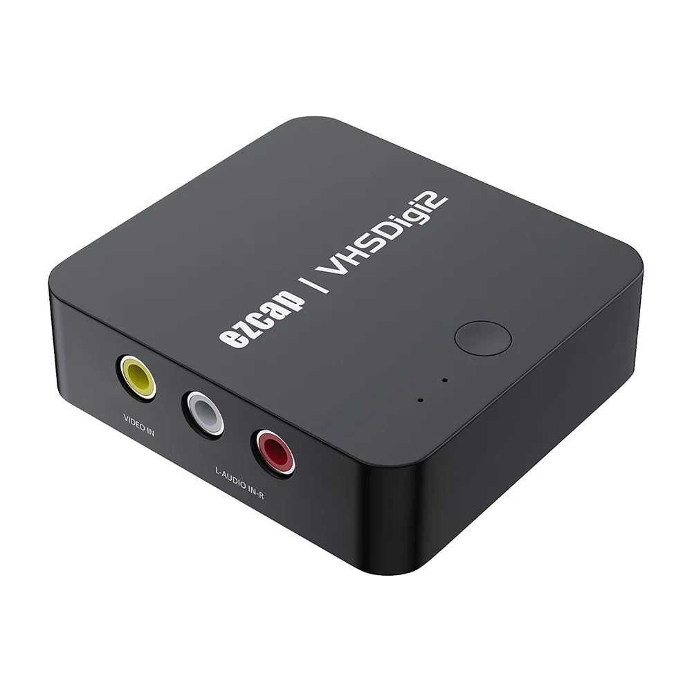 3RCA AV Recorder VHS Digitizer Old Video Cassette Camcorder Video Capture Card To USB Flash Drive U Disk HDMI Loop , No Need PC