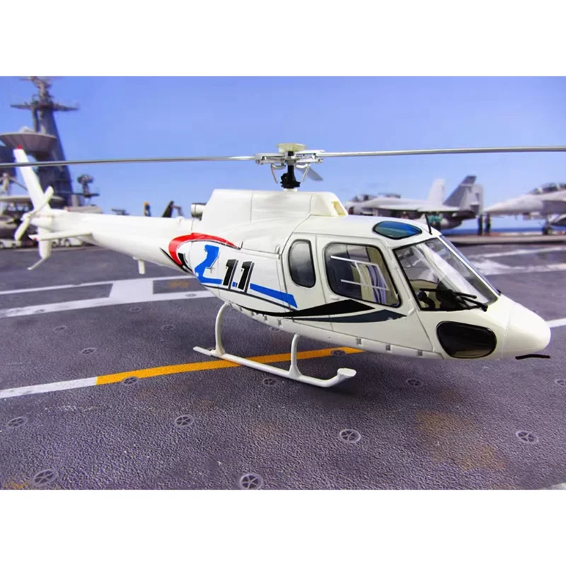 Diecast 1/60 Scale AS350 Squirrel Z11 Helicopter Alloy Finished