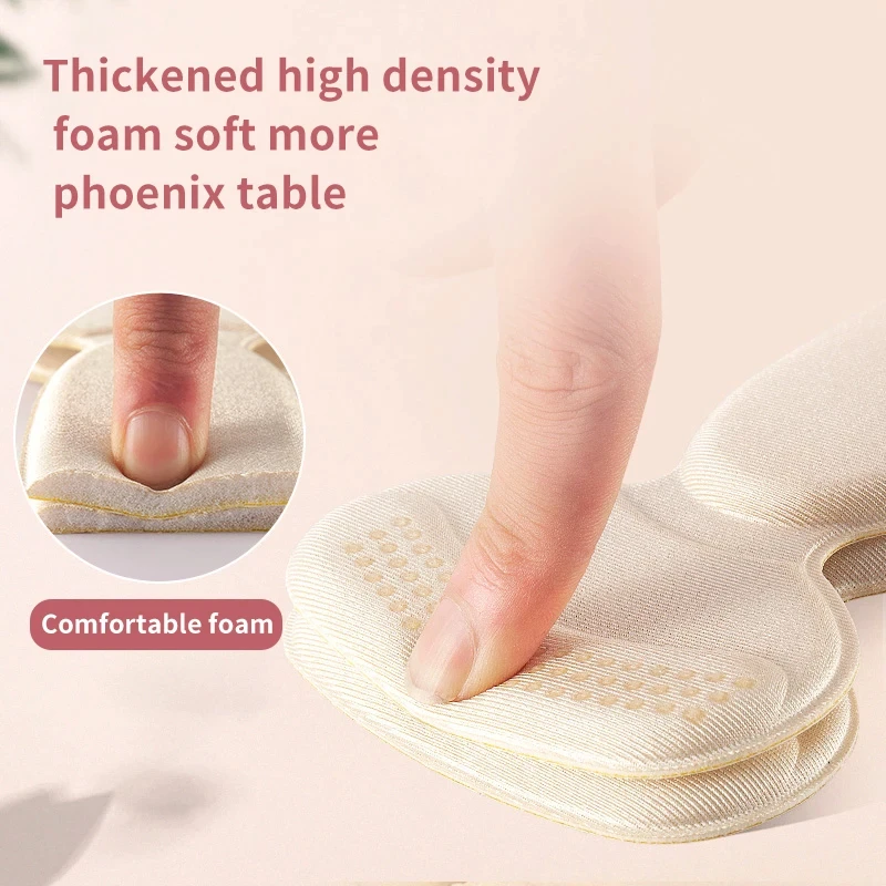 Semelles intérieures de talon de chaussure, coussinet de talon de pied, chaussures de sport, réglables, anti-usure, Inserts de pieds, protecteur de talon, autocollant, semelle intérieure Brioche