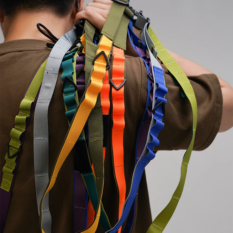 GERC خارجي متعدد الاستخدامات، حزام تعليق العنصر قابل للتعديل، نقاط تعليق تكتيكية، موضع فيلكرو، تعديل حبل الرياح