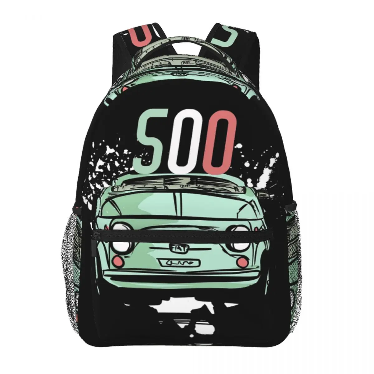 

Cinquecento Car Backpack Student Boys Girls BookBag Children School Bag Laptop Shoulder Bags for Men Women