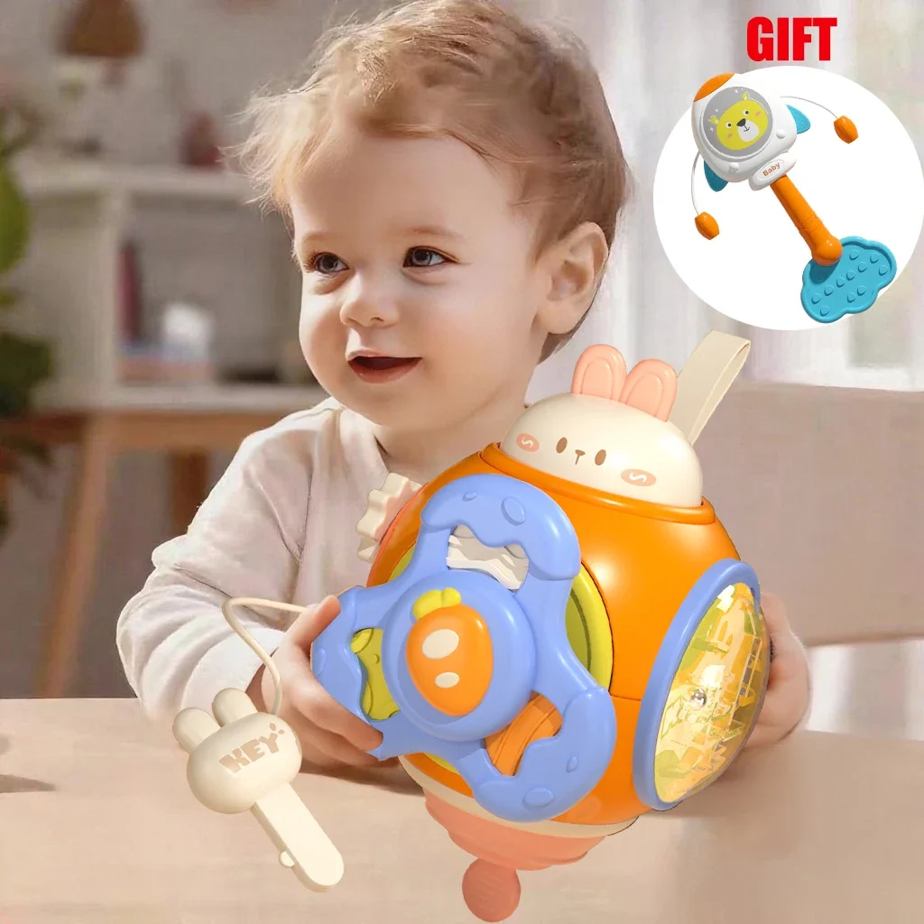 Edukacyjna zabawka Montessori - kostka manipulacyjna, rozwijająca umiejętności manualne, skrzynka z zamkami, zabawka kostka rozwijająca motorykę małą dla dzieci.