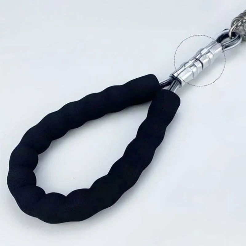 Short Large Dog Leash Spring buffer Big Dog Lead One step traction rope Explosion-proof dogs belt Comfortable foam handle 40cm