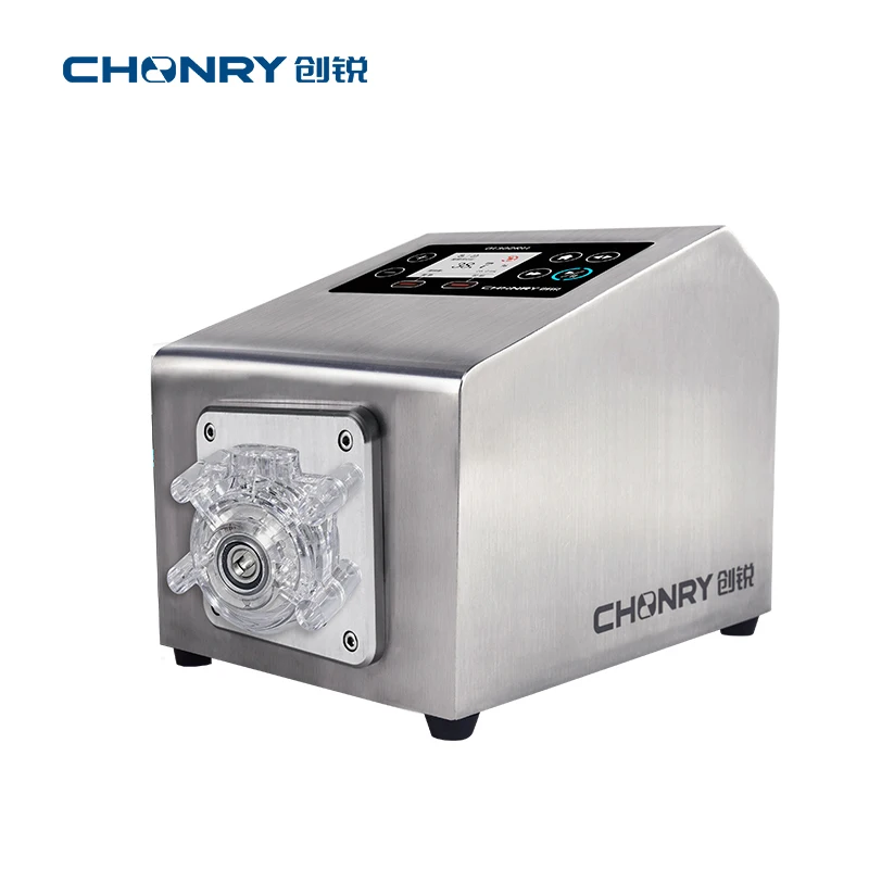 CHONRY OI302RH Industrial Stainless Steel Peristaltic Pump High Protection IP65 Multi Channel Liquid Transfer