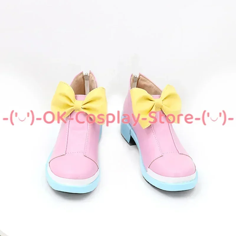 [حسب الطلب] علاج Precure Prism تأثيري أحذية أنيمي لعبة لعب الأدوار زي الدعامة هالوين كرنفال حفلة بولي Boots الأحذية الجلدية