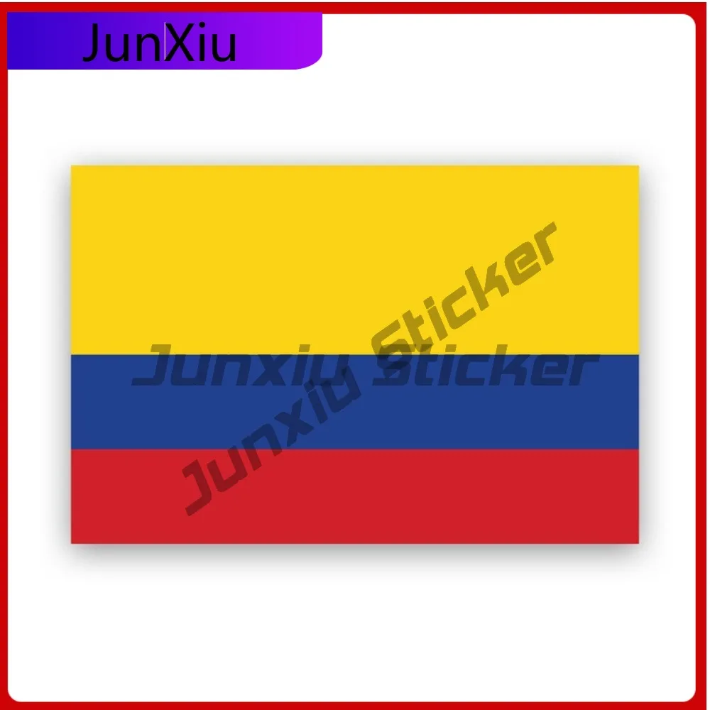 

Colombian Flag Sticker Fade Resistant Weather Resistant Anime Style For Helmet Bumper Truck No Residue Removable Decor