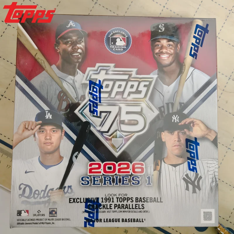 

Topps 2026 75th Anniversary MLB Series 1 Baseball Jumbo Hobby Mega Box Star Otani Collection Card Gift For Adult Sport Collector