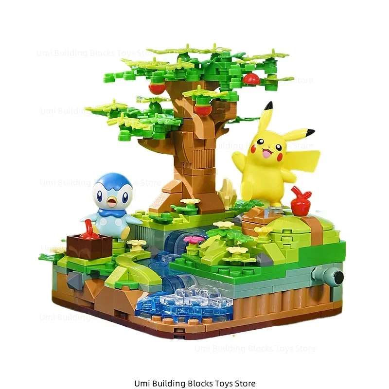 Nuevo producto Keeppley Pokémon Partner Series bloques de construcción ensamblados modelo de Pikachu juguetes decoración regalos de vacaciones para niños