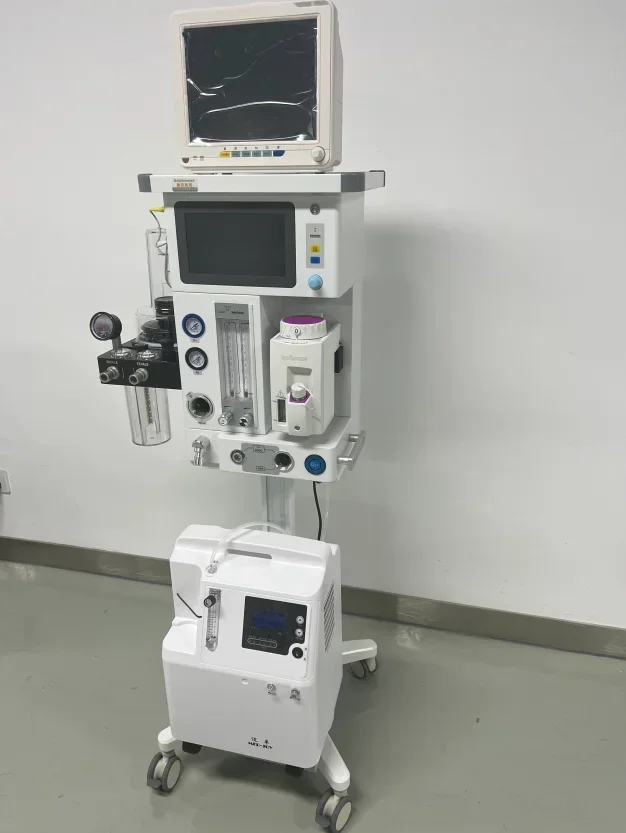 DA1200V9 Intelligent Pet Respiratory Circuit Heating Dual Air Source Intergrated Veterinary Anesthesia Machine