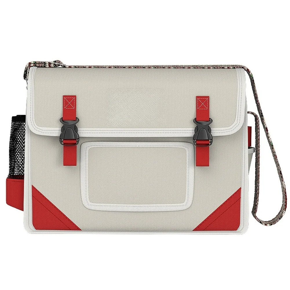 Daily Use Tool Bag Constructed from Dense Canvas with Padded Strap Reinforced Base and Secure ABS Buckle Closure