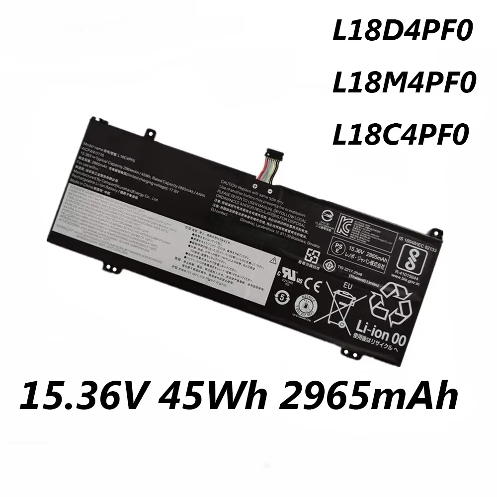 

L18D4PF0 L18M4PF0 L18C4PF0 45wh Laptop Battery For Lenovo ThinkBook 14S-IWL S540-14-IWL V540S Pro 13 14IWL 13S-IWL 20R90071GE