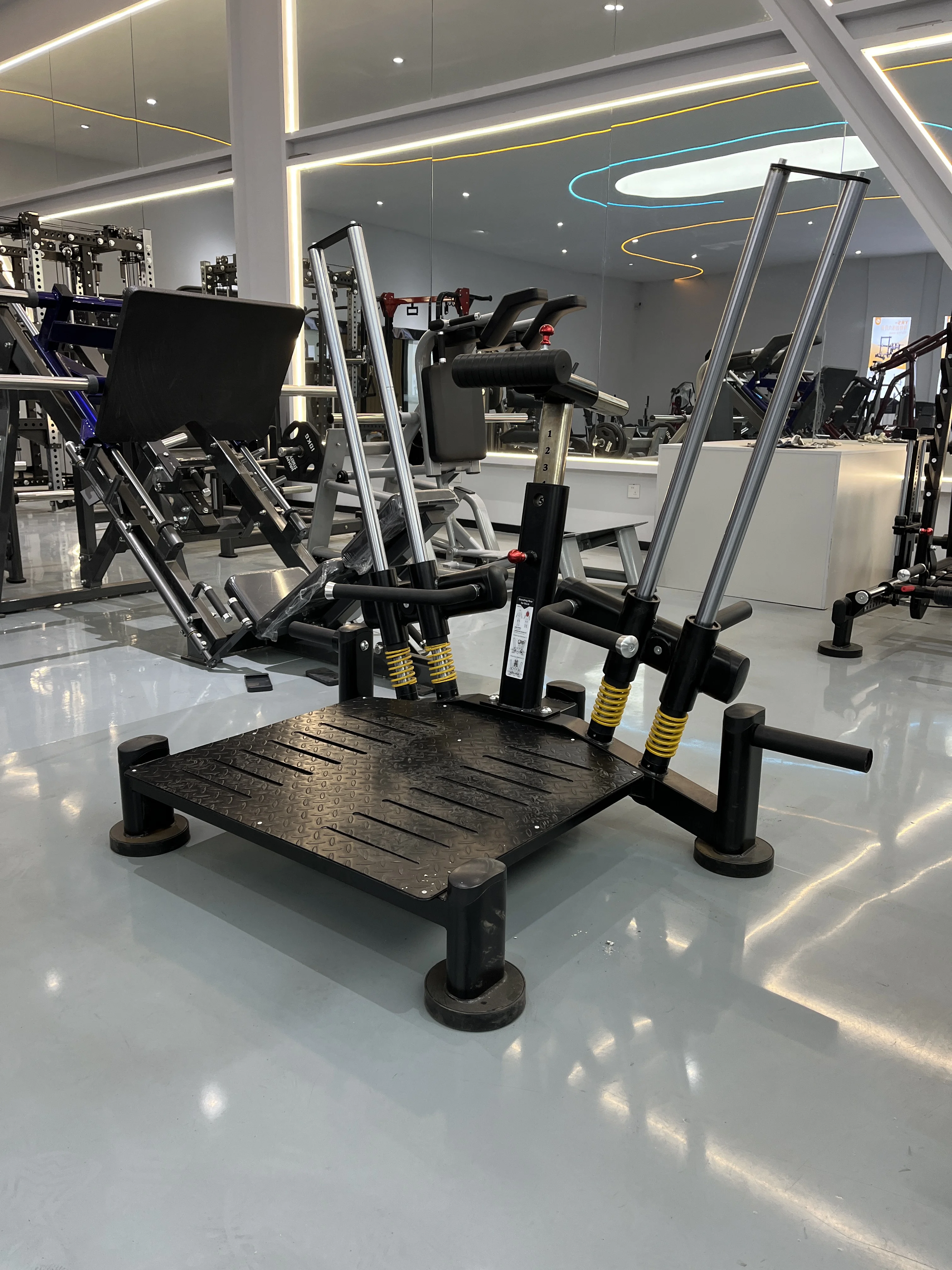 Commercial Steel Vertical Rowing Training Machine Arms Chest Strength Training Safety Fitness Equipment for Back Strength