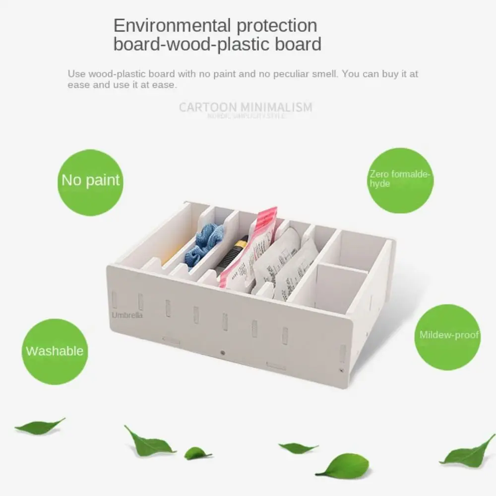 Plastic Organizing shelf Durable drawer Cashier Change box Storage Desktop Desktop storage box