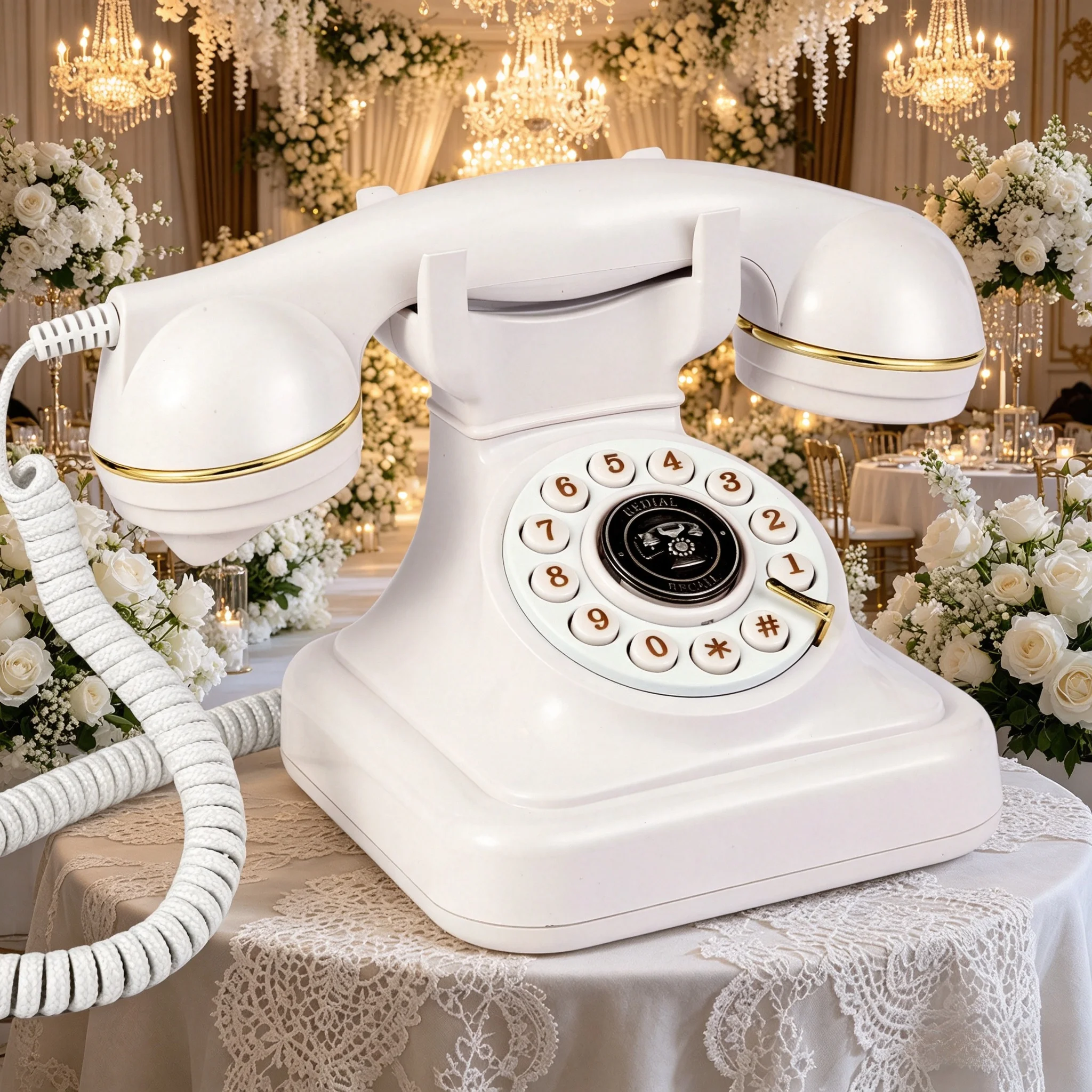 Wedding Audio Guestbook Phone Audio Message blessing message book banquet voice check-in message phone birthday party celebrati