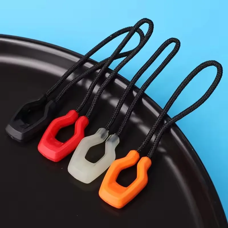 1-12PC Luminous Zipper Pullers Convenient Zipper Extension Knapsack Jacket Zippers Accessories Tent Zipper Pull Slider Head Tool - view 2
