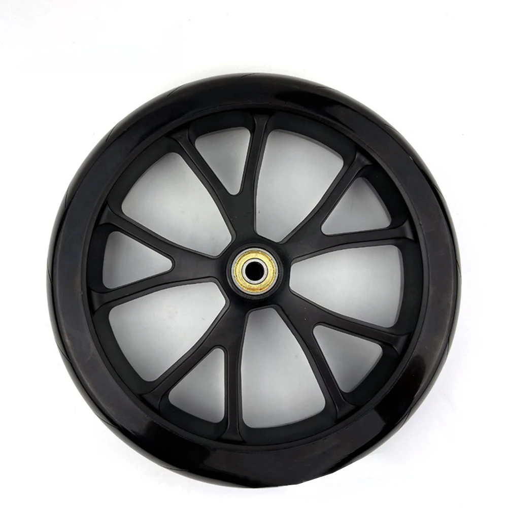 8 Inch Kickscooter Wheel 8 Inch Scooter Wheel Indoor Use Maintenance-free Smooth Ride Weather-resistant 200 Mm Wheels