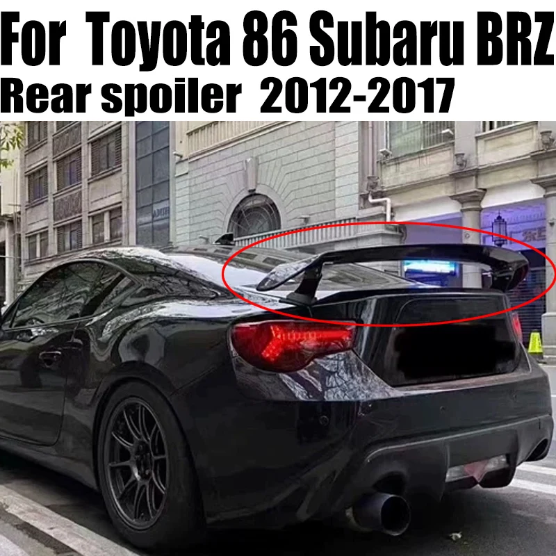 

For Toyota GT86 Subaru BRZ Scion FR-S 2012-2017 SARD Style Carbon Fiber Rear Roof Spoiler Wing Trunk Lip Boot Cover Car Styling