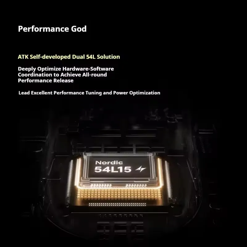 ATK 드래곤플라이 A9 얼티밋 게이밍 e스포츠 2.4g 무선 마우스 Paw3950 울트라 인체공학적 장시간 배터리 게이밍 마우스 선물