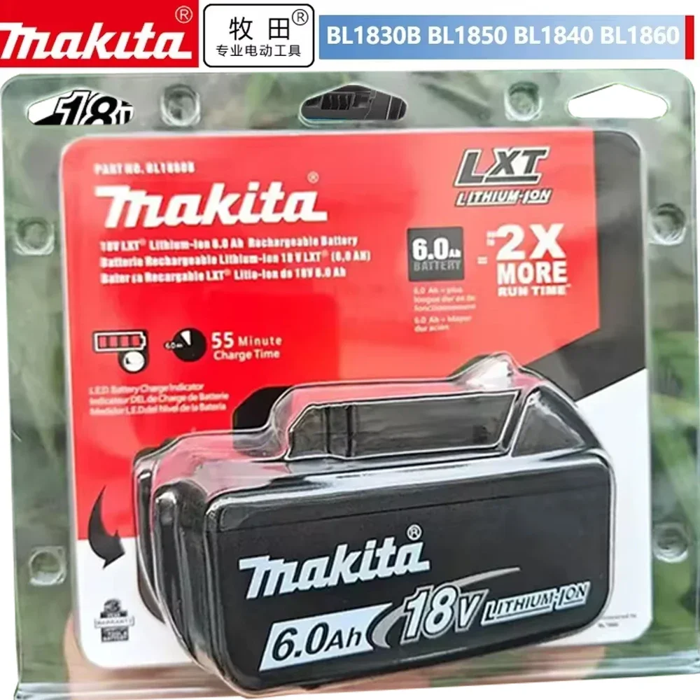 

100% Original Makita 18V 6Ah/5Ah/3Ah Rechargeable Battery ,For Makita BL1830B BL1840 BL1840B BL1850 BL1850B Power Tools Battery