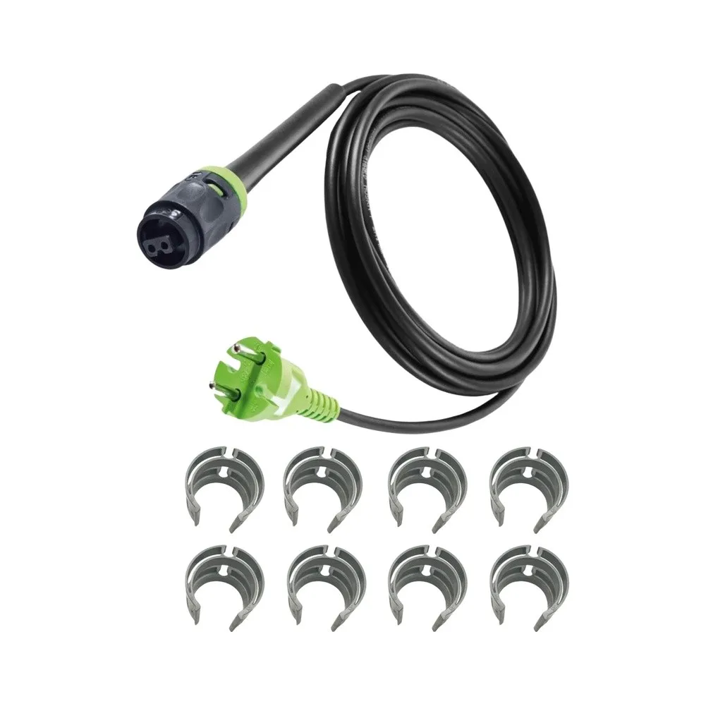 Replace Power Cable 5.5m For Part 489421 230V Tools With Bayonet Connector Secure Locking Strain Relief H05 RN-F Rubber Cord