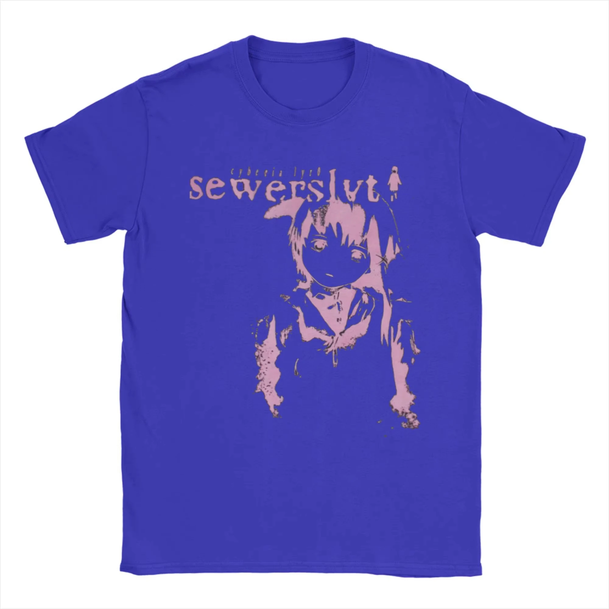Vintage Sewerslvt Schizofrenia Grafik T-Shirt Unisex Reine Baumwolle Kurzarm Harajuku Streetwear Casual Oberteil – Detail 4