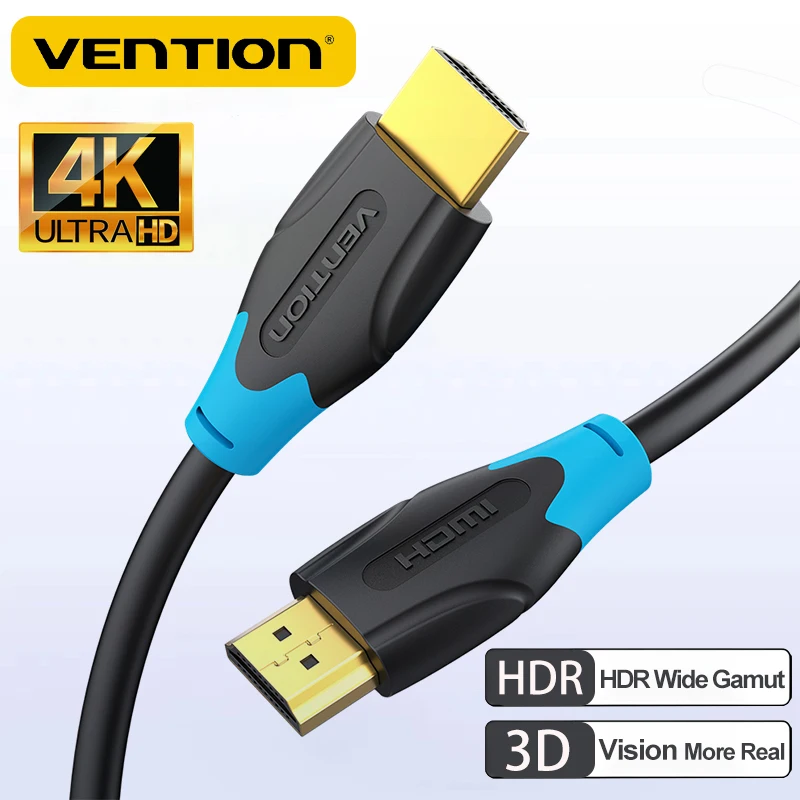 Vention Новый 4K 60 Гц HDMI-совместимый кабель HDMI 2.0 Высокоскоростной видеоустройство для Apple TV Xiaomi TV Switch PS5 Ноутбук Dolby