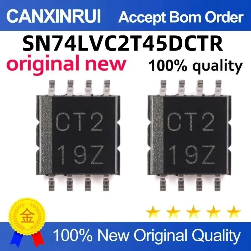 (10-300piezas)SN74LVC2T45DCTR silk screen CT2 surface mount SSOP8 logic chip