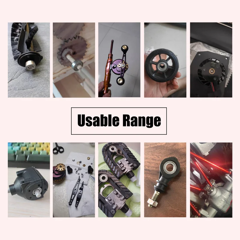 Miniatur-Lager aus Kohlenstoffstahl, Kugellager 608ZZ 623ZZ 626ZZ 687ZZ 607zz, Rillenkugellager, Skateboard, Roller, 3D-Drucker – Detail 3