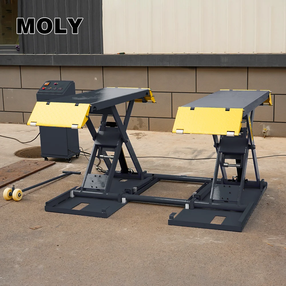 

MOLISPEED Portable Mid Rise Hydraulic Scissor Car Lift Hydraulic Scissor Car Lift For Sale