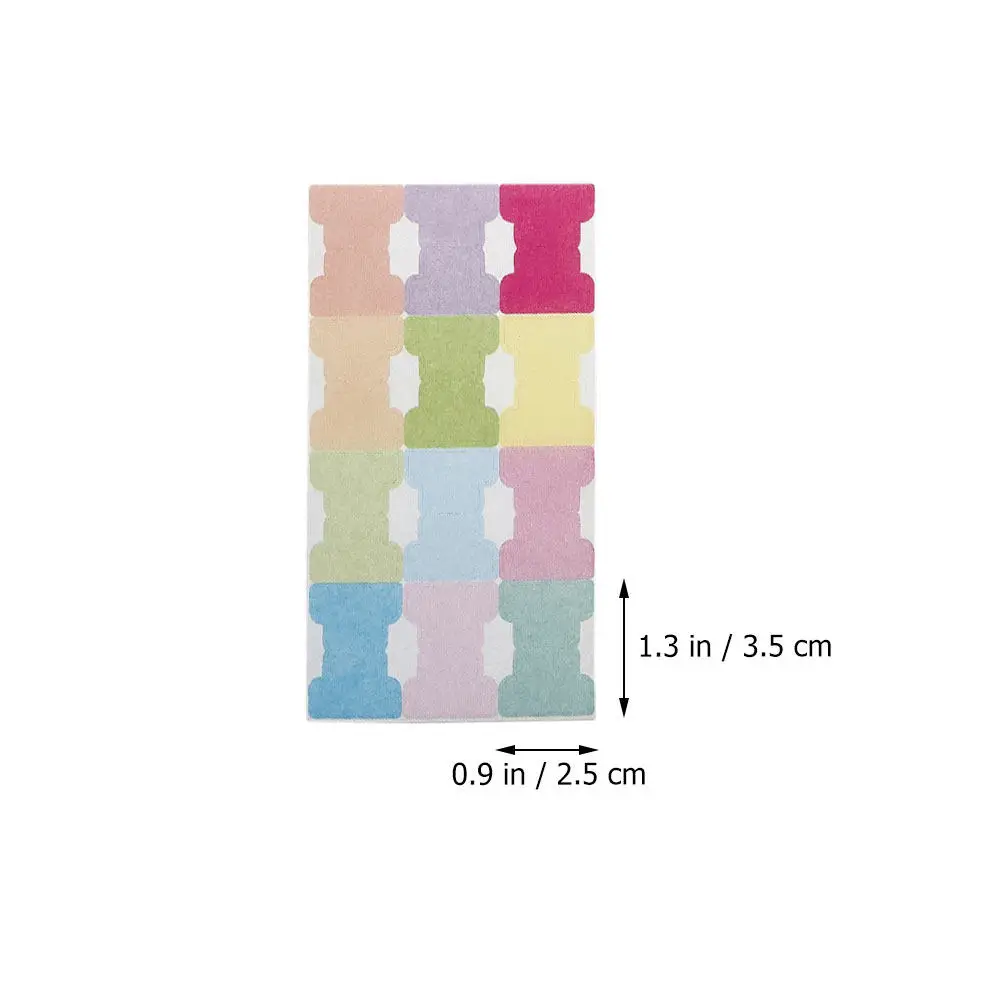 Sticky Index Tabs 12 Sheets Book Page Markers Aesthetic Annotation Supplies Multi-Function Sticky Flags for Books