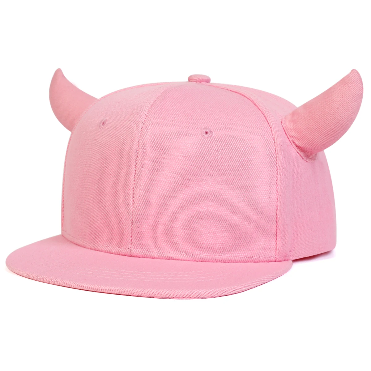 Unisex Cute Cow Horn Hip-hop Hats Fashion Spring Autumn Outdoor Adjustable Casual Baseball Caps Sunscreen Hat