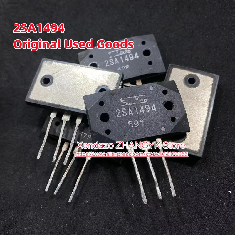 5 unids/lote 2SA1494 2SC3858 A1494 C3858 Transistor plano triple difuso NPN de silicio