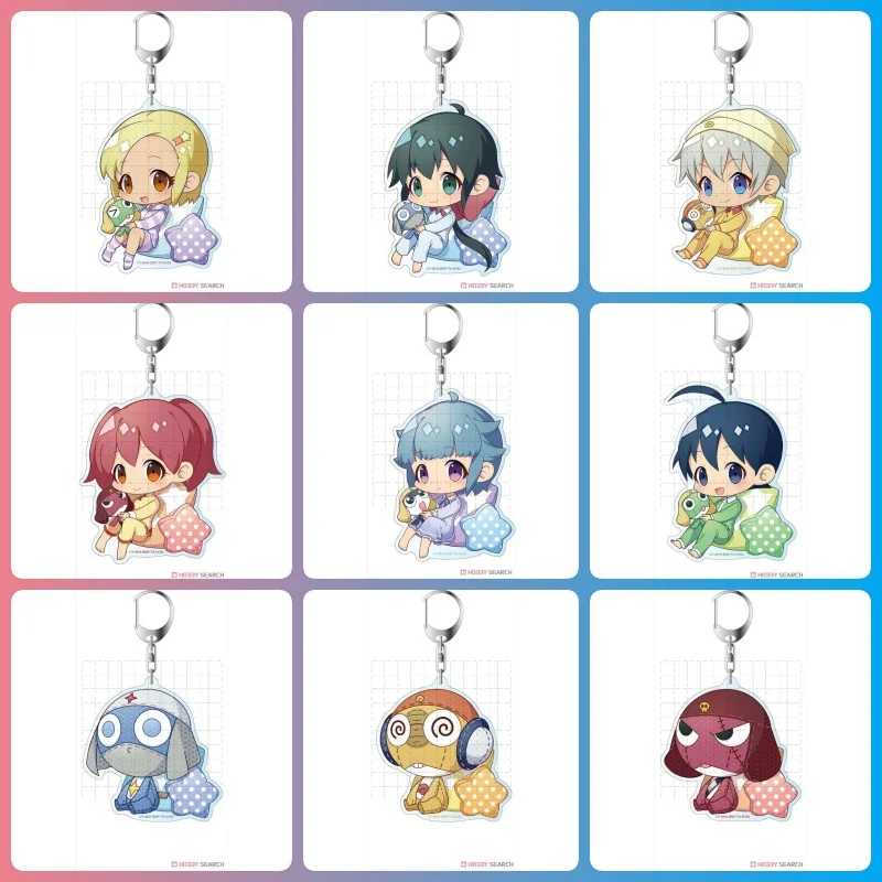 Sargento Nendoroid de Rana - Tamama 6CM, adorable figura de acrílico, llavero, colgante de dibujos animados, dijes para bolso, colgante para mochila