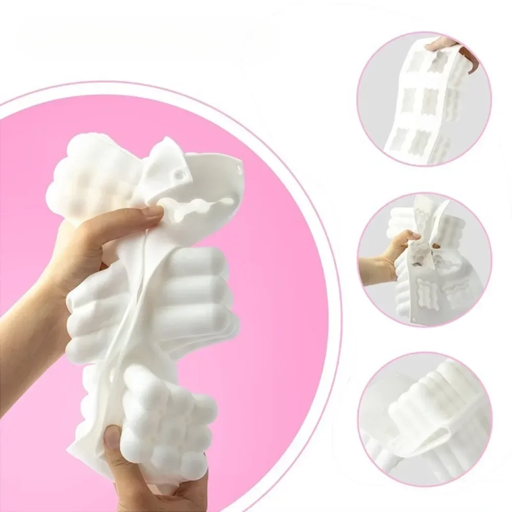 Candle Mold Silicone DIY Cubic Bubble Ball Square Sphere Resin Gypsum Ceramic Mold Halloween Decor Party Gift Home Art Craft view 2