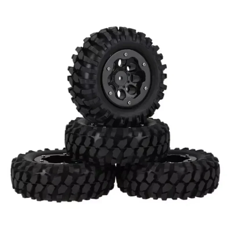 

1.9 Inch Rubber Tires Wheel Rim 96mm for 1/10 RC Rock Crawler Axial SCX10 TAMIYA CC01 D90 TF2 Trxs TRX4