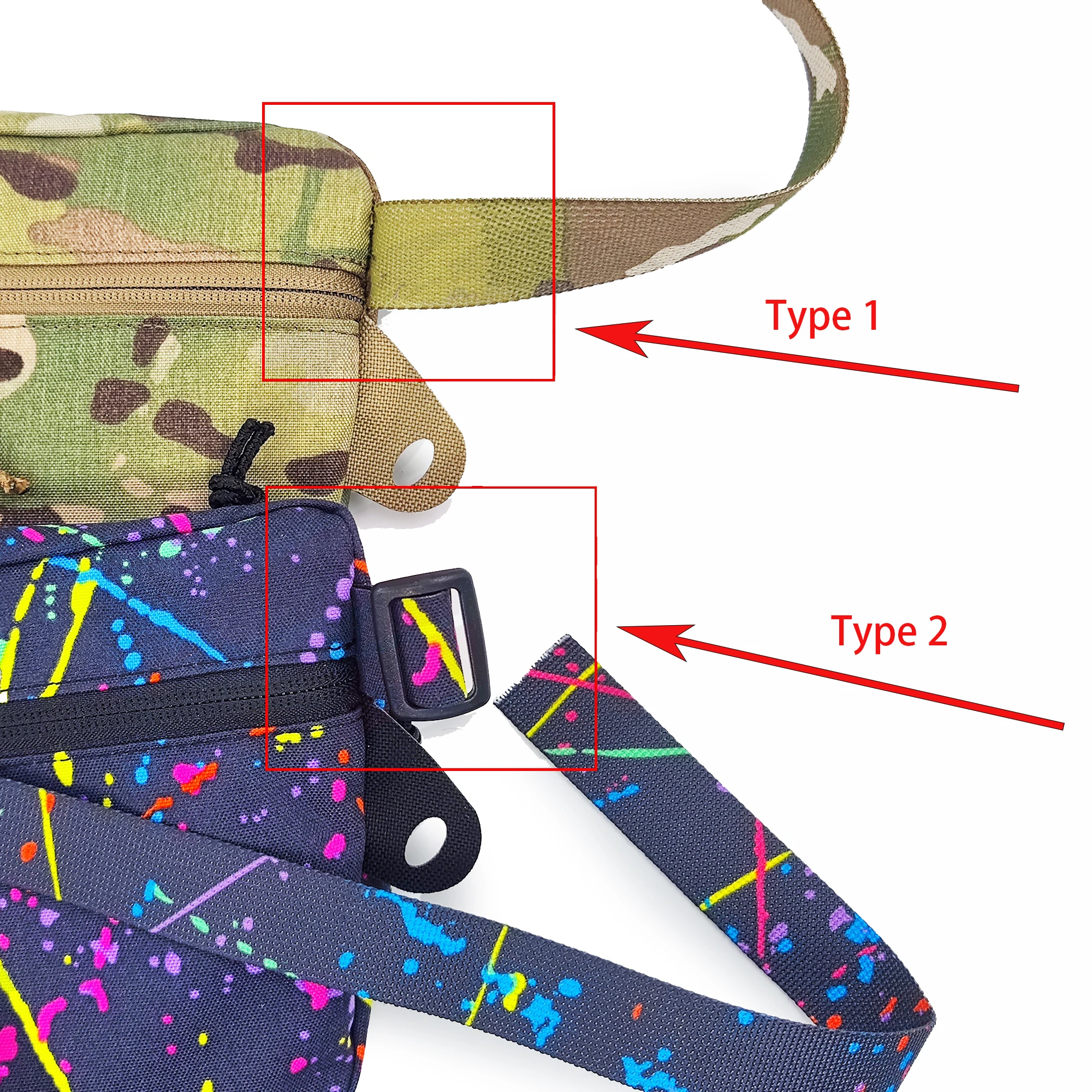 Taktische SS-Style Große Gürteltasche, Hüfttasche, Gürtelbeutel, Jagd-Handytasche – Detail 2
