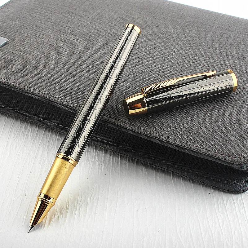 Luxury High Quality Brand 116 Classic Metal Fountain Pen Copper Gift 0.5MM NIB INK Calligraphy Pen