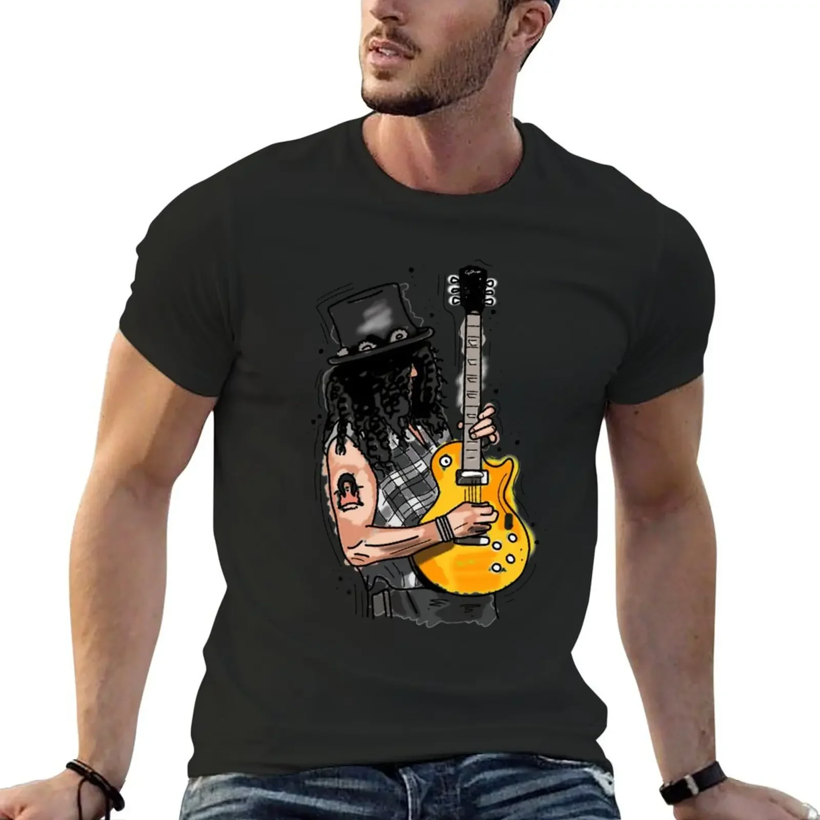 Slash illustration Classic T-Shirt topping blue lock mens designer clothes