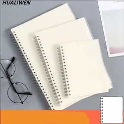 A5 a6 b5 espiral livro bobina caderno para-fazer alinhado ponto em branco grade papel diário esboço para material escolar papelaria