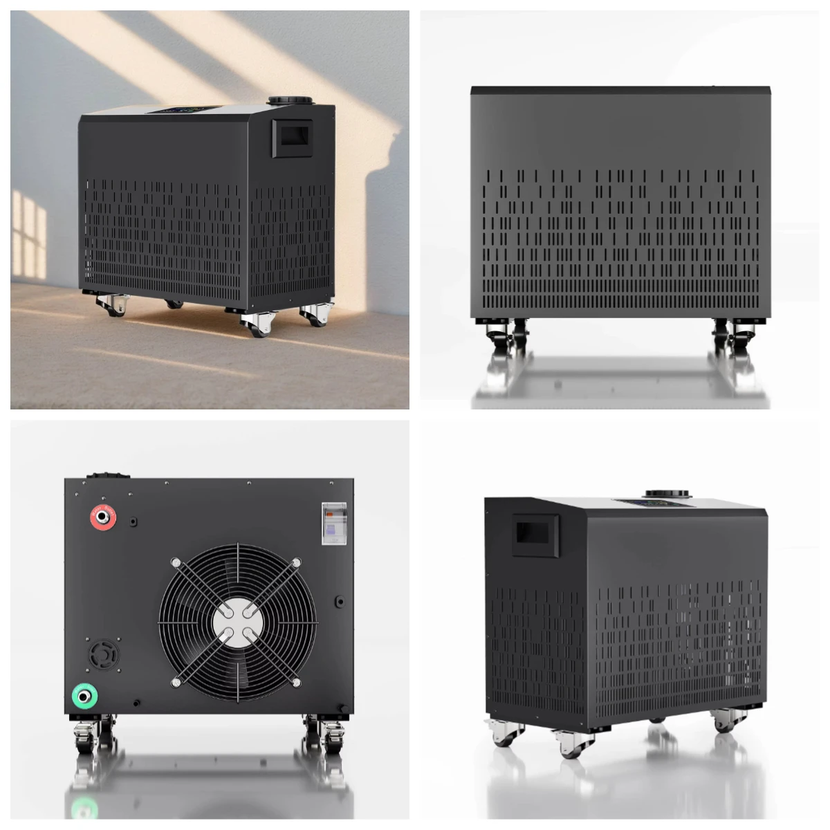 Элегантный портативный охладитель воды для ледяных ванн 2HP – 220В, со скрытым фильтром, насосом и компрессором, с мощной функцией охлаждения