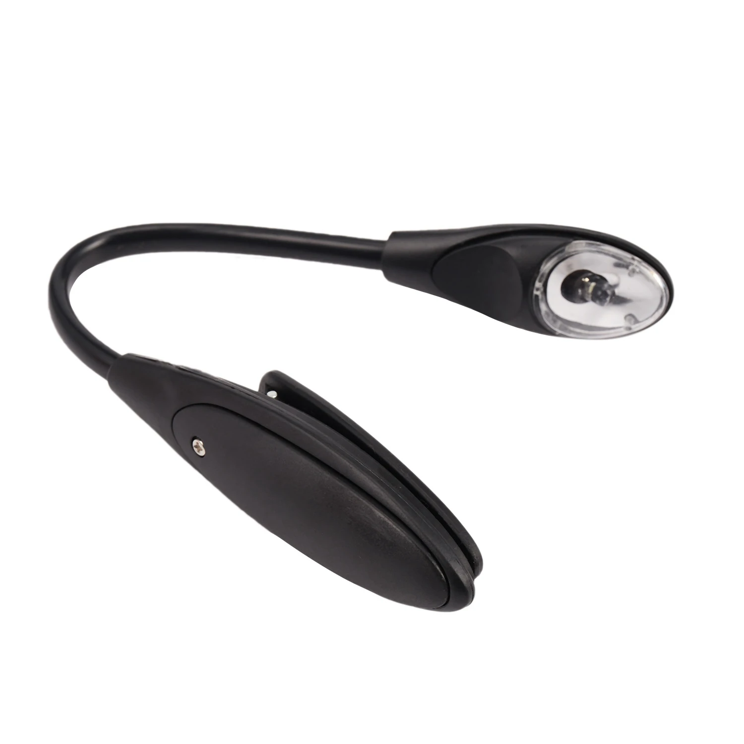 Abzv-mini flexível clip-on brilhante booklight led viagem livro lâmpada de leitura luz branca titular do livro pequena lâmpada de mesa luz pequena