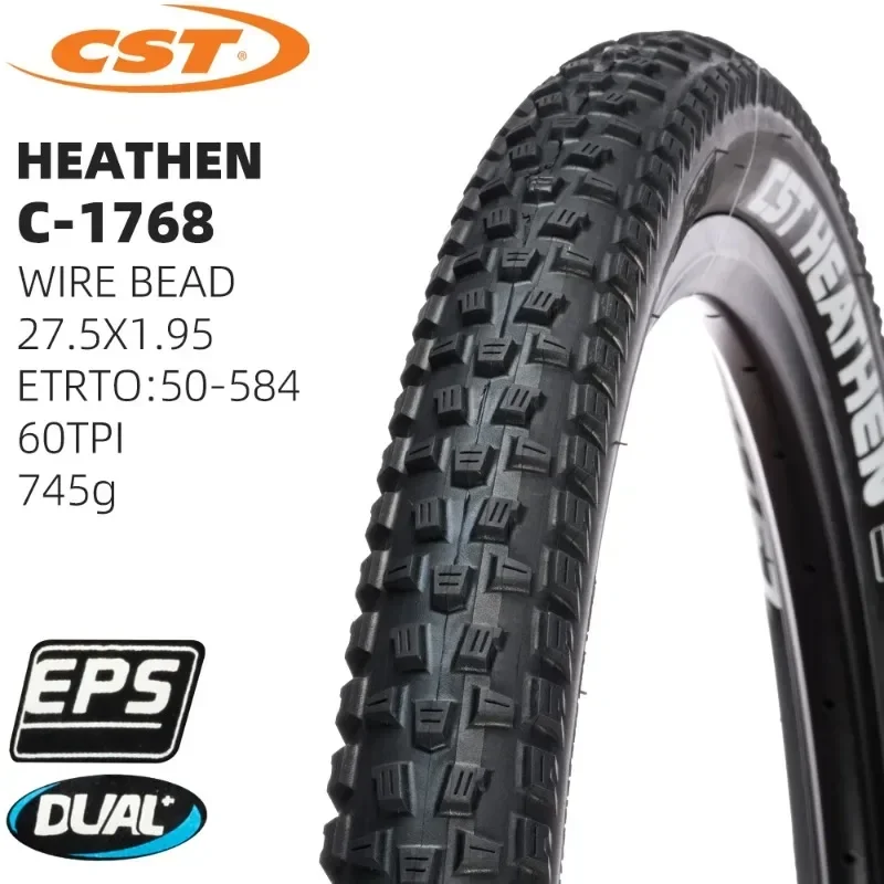 C-1768 27.5X1.95 50-584 HEATHEN MOUNTAIN BICYCLE TIRE OF MTB BIKE TYRE double compound C1768