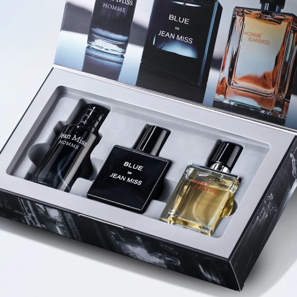 Set de regalo de perfume Wild Man, fascinación de hombre, atrae las mujeres, fragancia duradera, perfume de feromonas ligeras, 90 ml, juego de 3 piezas