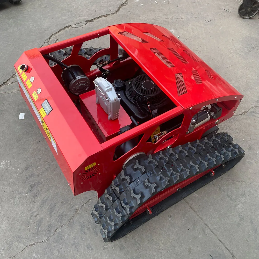 Remote Controlled Rotary Lawn Mower Automatic Robot Lawn Mower For Agriculture Industry Home Use