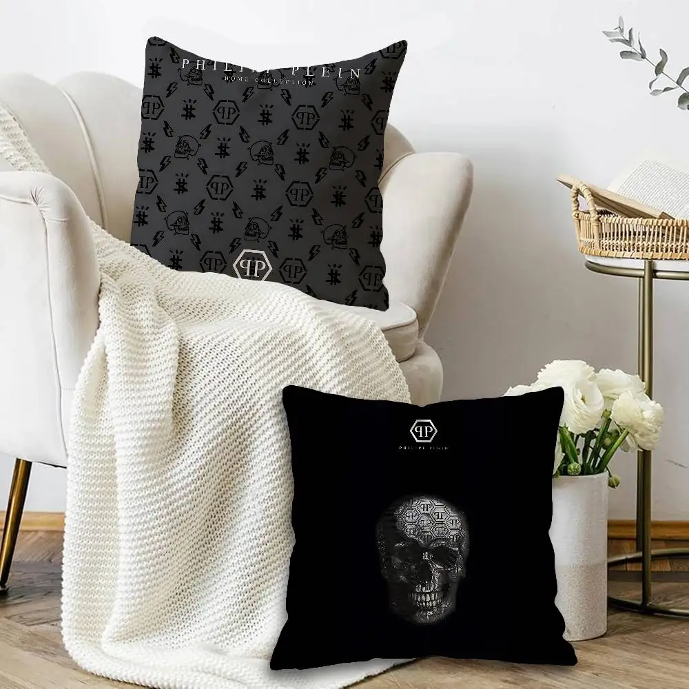 P-Philipp Plein-Fashionable Pillow Cover for Bedroom Room and Living Room Sofa Decorative Cushion Cover