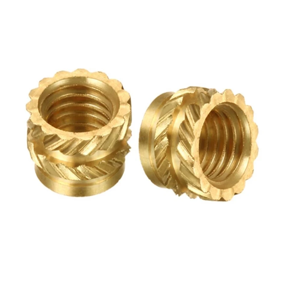 100pcs Copper Thread Knurled Brass M3xD5xL4 Threaded Heat Set Heat Resistant Insert Embedment Nuts 3D Printer Parts