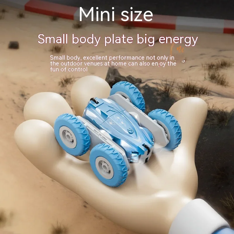 New Hot Selling Toy Twist Car Wireless Remote Control Car Double Sided Omnidirectional Drift Mini Stunt Children'S Companion Toy