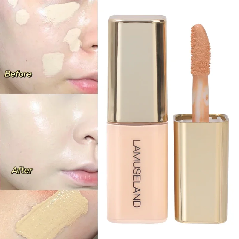 Lasting Moisturizing Liquid Concealer Foundation Cream Makeup Full Cover Eyes Dark Circles Scars Acne Cover Cream Base Cosmetic