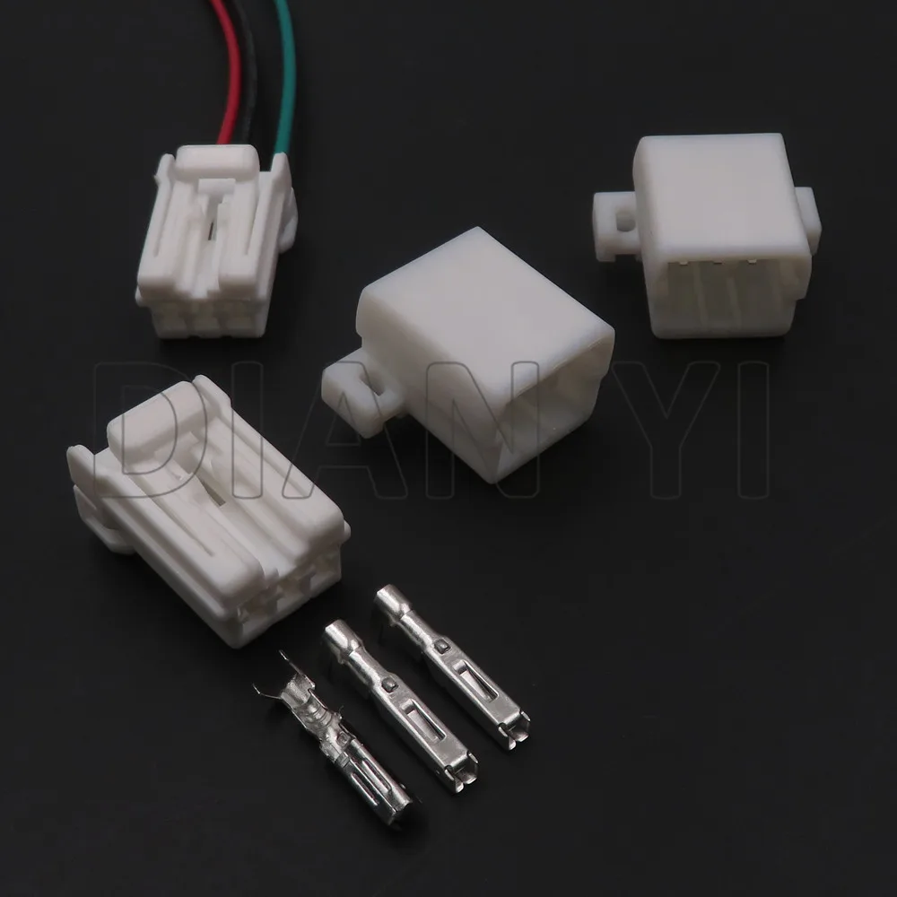1 Set 3 Way Car Connector AC Assembly 1.8 Pins PCB Plug 174921-1 175781-1 For Auto Reading Light