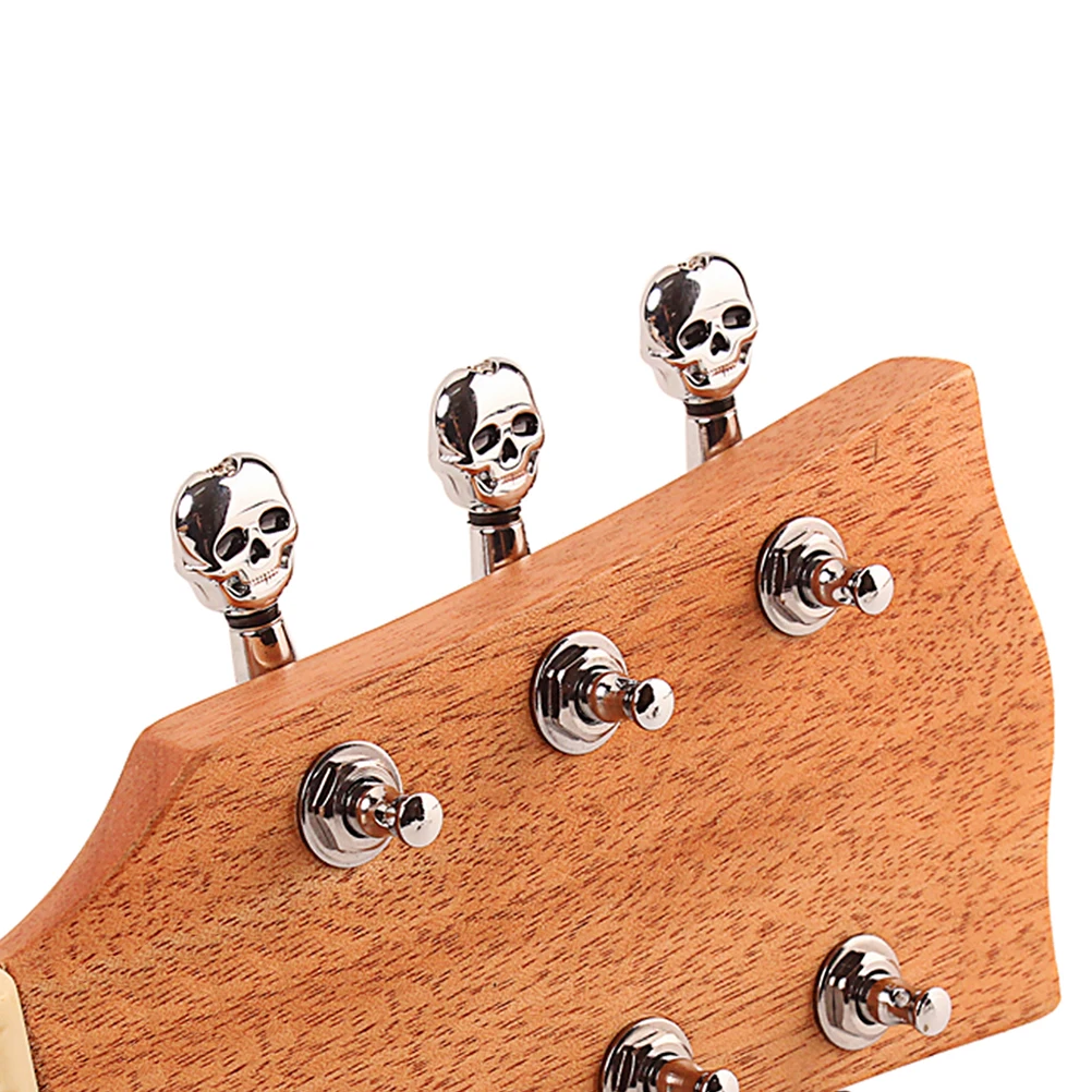 

Skull Head String Is Accurate Guitar Saddle Pegs Tuning Machine Heads Knobs Keys